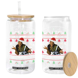 Funny Ugly Christmas Glass Can Fresh North Pole Born and Raised Prince TS10 Print Your Wear