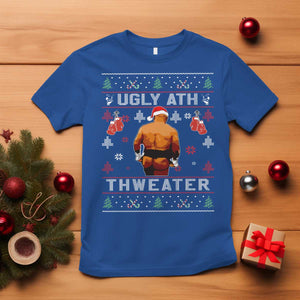 Funny Christmas T Shirt Merry Chrithmith Ugly Ath Thweater Tyson TS10 Royal Blue Print Your Wear