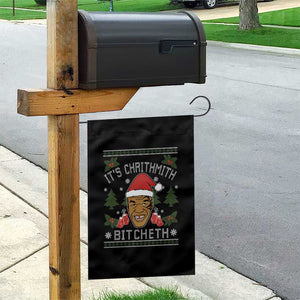 Funny Christmas Garden Flag Merry Chrithmith Ath Thweater Tyson Professional Boxer Ugly Xmas TS10 Print Your Wear