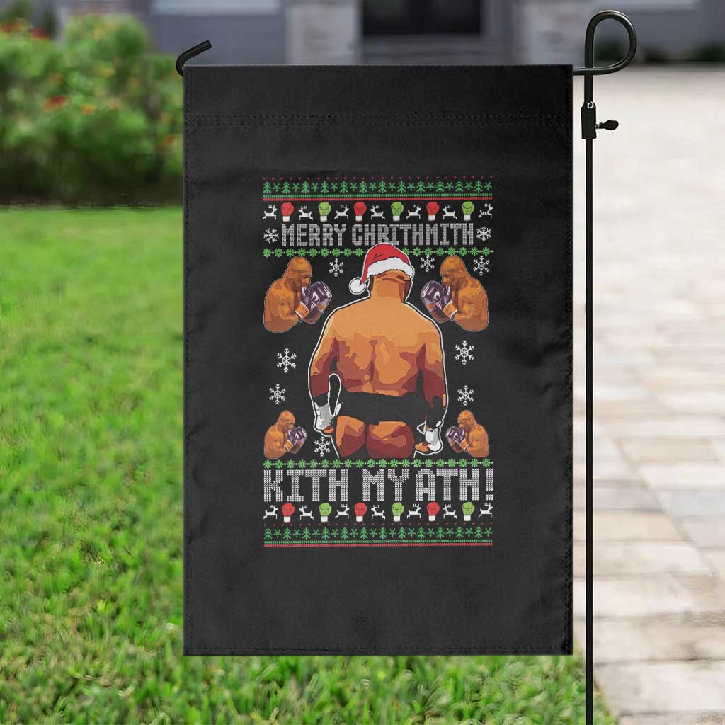 Merry Chrithmith Kith My Ath Funny Ugly Christmas Garden Flag TS10 Print Your Wear