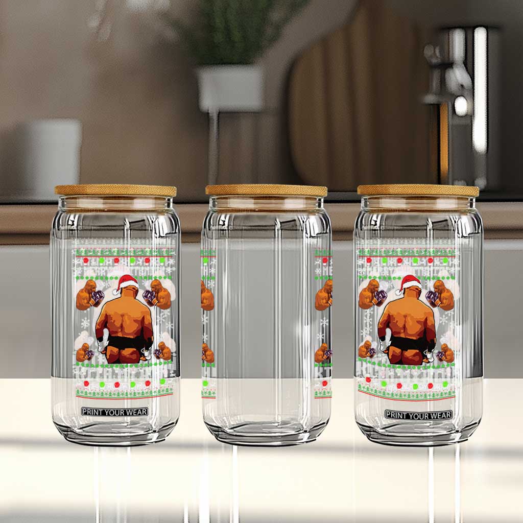 Merry Chrithmith Kith My Ath Funny Ugly Christmas Glass Can TS10 Print Your Wear