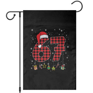 67 Christmas Garden Flag Funny Six Seven 6 7 Meme Gen Alpha Slang TS10 Black Print Your Wear