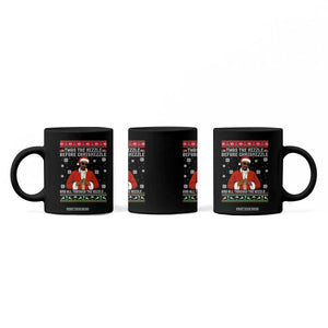 Funny Rapper Christmas Coffee Mug Gangsta Twas the Nizzle Before Chrismizzle Ugly Xmas TS10 Print Your Wear