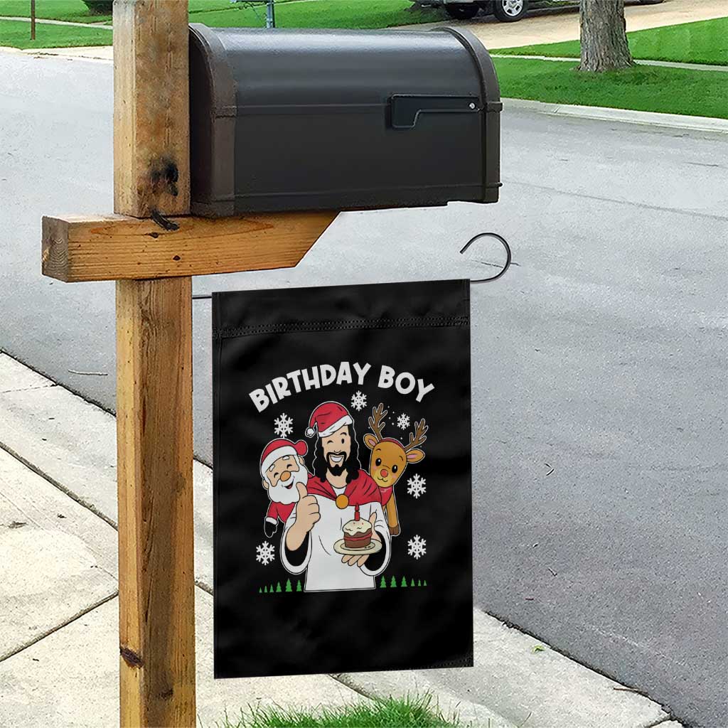 Birthday Boy Jesus Christmas Garden Flag Christian Xmas TS10 Print Your Wear