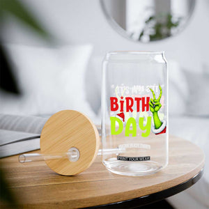 It's My Birthday Christmas Glass Can Funny Bday Xmas TS10 Print Your Wear