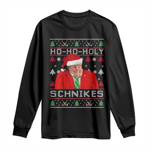 Funny Ugly Christmas Long Sleeve Shirt Chris Holy Schnikes Farley TS10 Black Print Your Wear