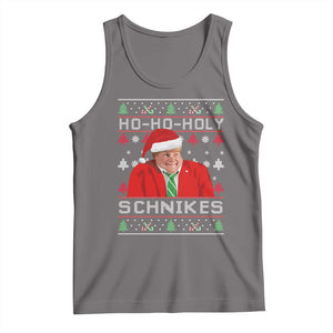 Funny Ugly Christmas Tank Top Chris Holy Schnikes Farley TS10 Deep Heather Print Your Wear