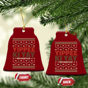 Yippee Ki Yay Ceramic Ornament Retro 80's Movie Xmas Gift Ugly Xmas TS10 Print Your Wear