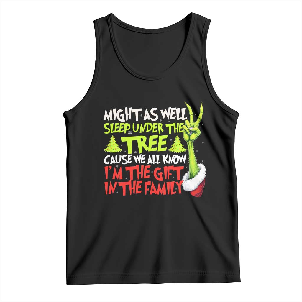 Funny Christmas Tank Top I'm The Gift Kids Pajamas Girls Boys TS10 Black Print Your Wear
