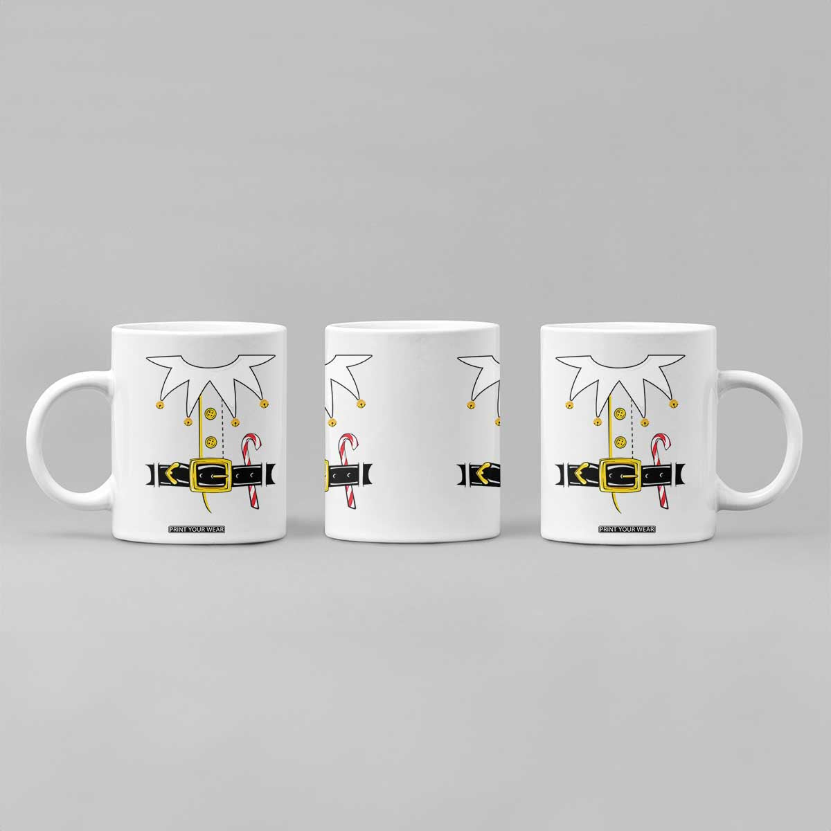Christmas Elf Costume Coffee Mug Holiday Costume Funny Christmas Gift TS10 Print Your Wear