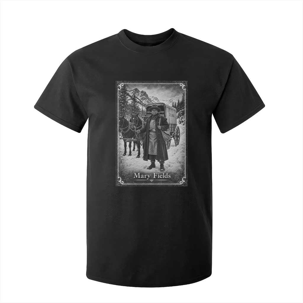 Mary Fields Stagecoach Vintage Black History Pioneer Woman Graphic T Shirt For Kid Old West Postal Hero Aesthetic
