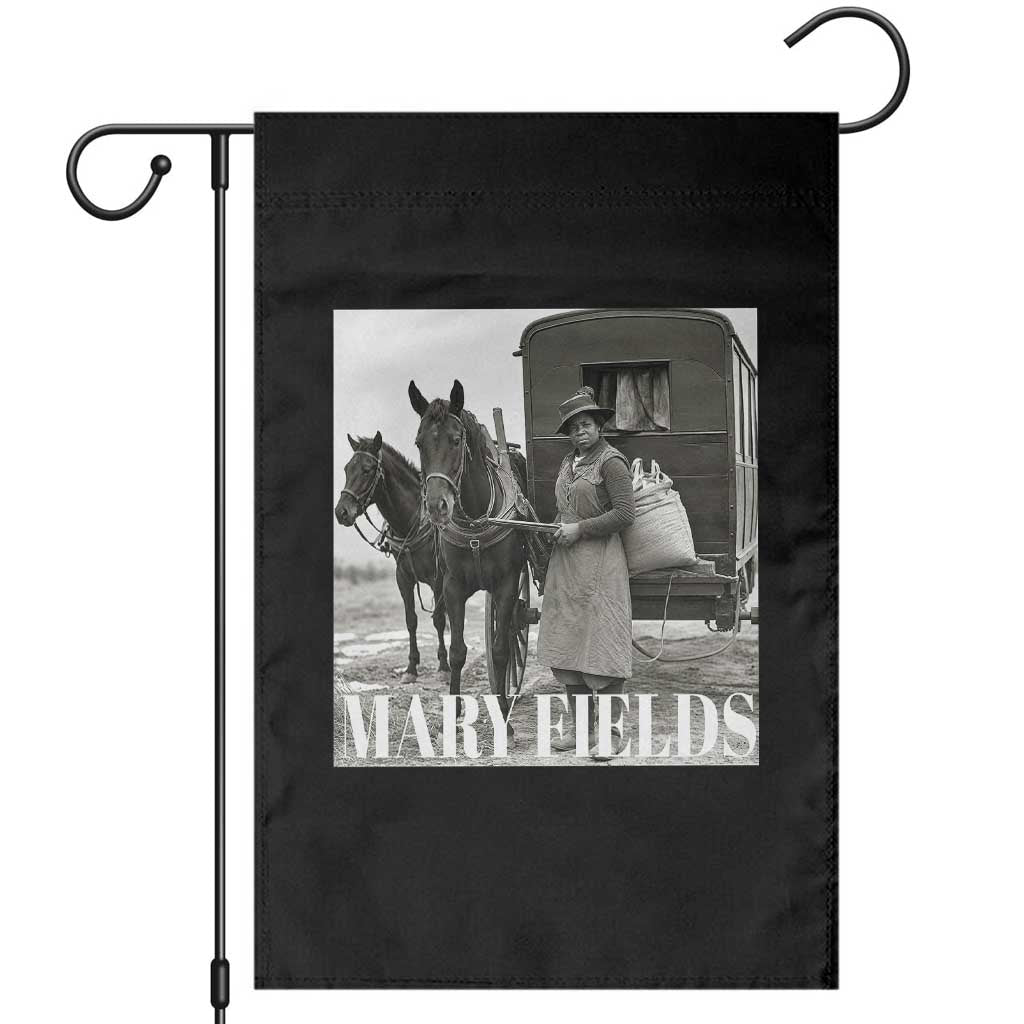 Mary Fields Black History Legend Garden Flag Vintage Western Female Pioneer Wild West Postal Hero Heritage