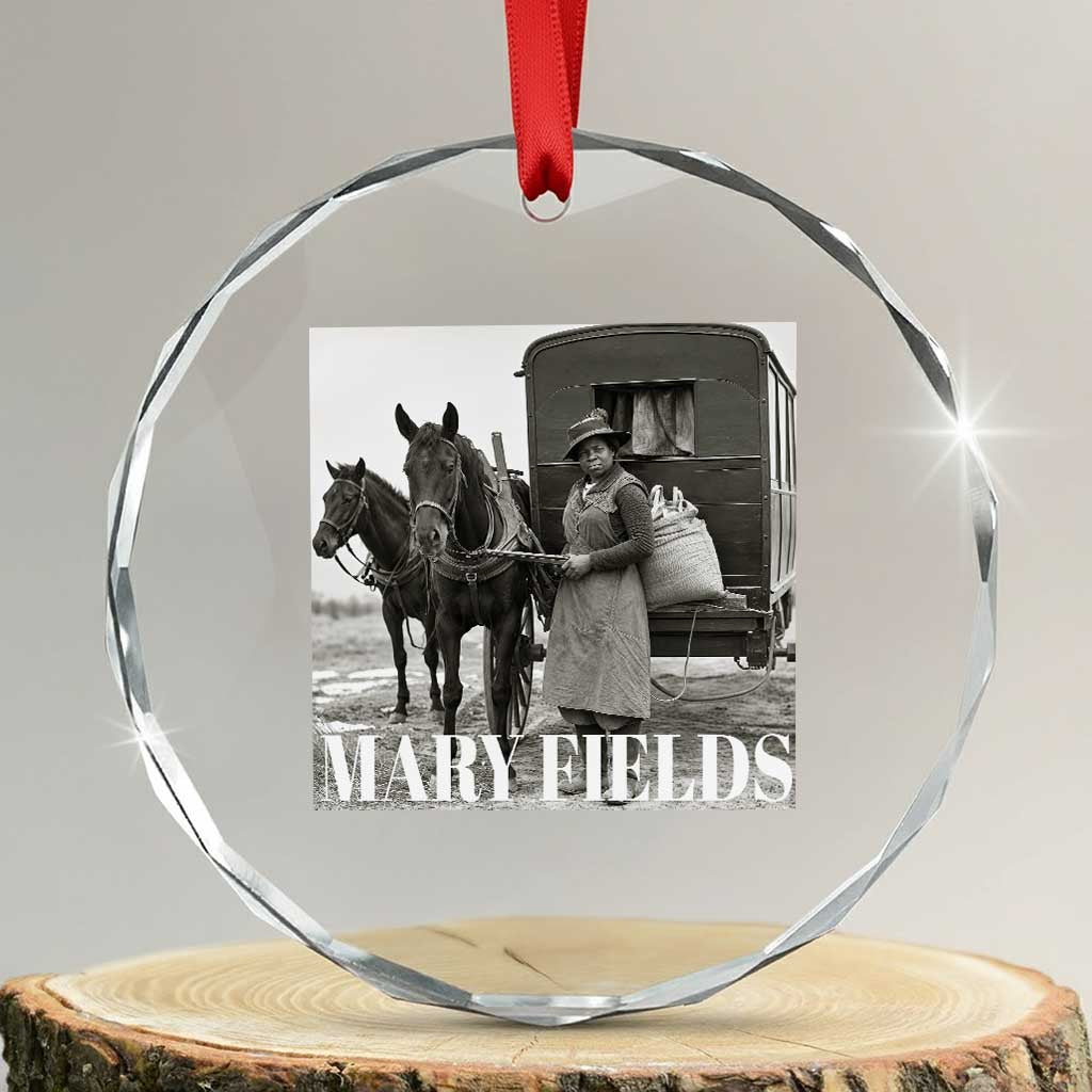 Mary Fields Black History Legend Crystal Glass Ornament Vintage Western Female Pioneer Wild West Postal Hero Heritage