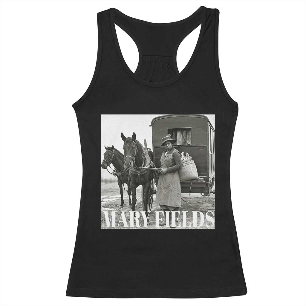 Mary Fields Black History Legend Racerback Tank Top Vintage Western Female Pioneer Wild West Postal Hero Heritage