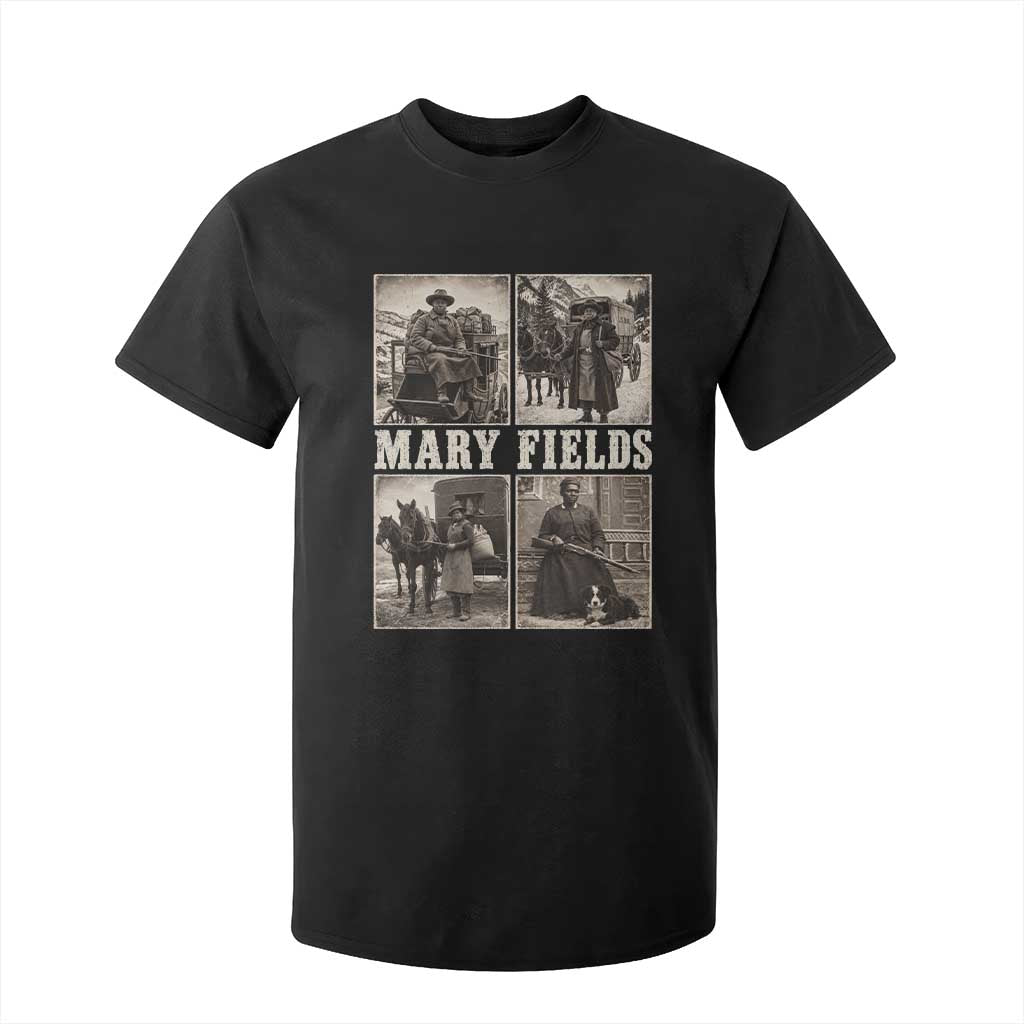 First Black Female Mail Carrier Mary Fields T Shirt For Kid Retro Stagecoach Pioneer Story Inspiring Black Women History Aesthetic