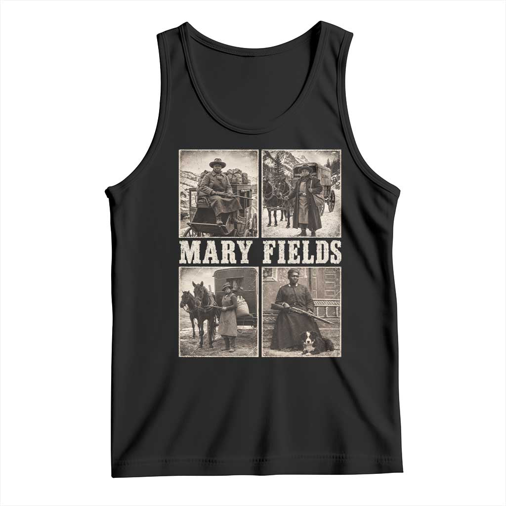 First Black Female Mail Carrier Mary Fields Tank Top Retro Stagecoach Pioneer Story Inspiring Black Women History Aesthetic