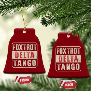 Subtle FDT Ceramic Ornament Foxtrots Delta Tangos TS10 Print Your Wear