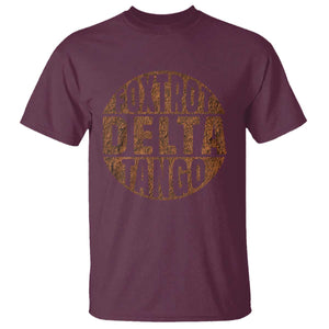 Foxtrots Delta Tangos T Shirt - Sarcastic Funny Military Alphabet Sayings Humor Tee TS10 Maroon Print Your Wear