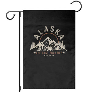 Alaska Garden Flag Vintage Bear The Last Frontier Souvenir TS10 Black Print Your Wear