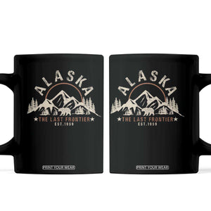 Alaska Coffee Mug Vintage Bear The Last Frontier Souvenir TS10 Black Print Your Wear