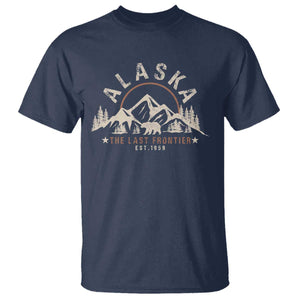 Alaska T Shirt Vintage Bear The Last Frontier Souvenir TS10 Navy Print Your Wear