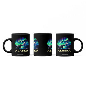 Bear Alaska Coffee Mug Alaskan Night Sky Northern Lights Aurora TS10 Print Your Wear