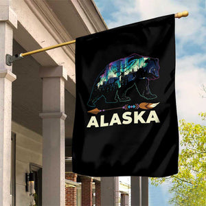 Alaska Garden Flag Alaskan Night Sky Northern Lights Aurora Bear TS10 Print Your Wear