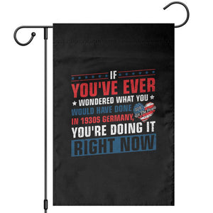 Anti Fascist Garden Flag Political Activism Human Rights TS10 Black Print Your Wear