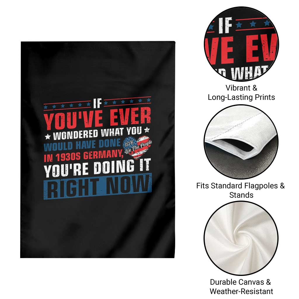 Anti Fascist Garden Flag Political Activism Human Rights TS10 Print Your Wear
