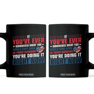 Anti Fascist Coffee Mug Political Activism Human Rights TS10 Black Print Your Wear