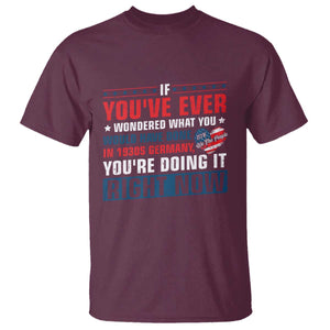 Anti Fascist T Shirt - Political Activism Human Rights Resistance Solidarity Tee TS10 Maroon Print Your Wear