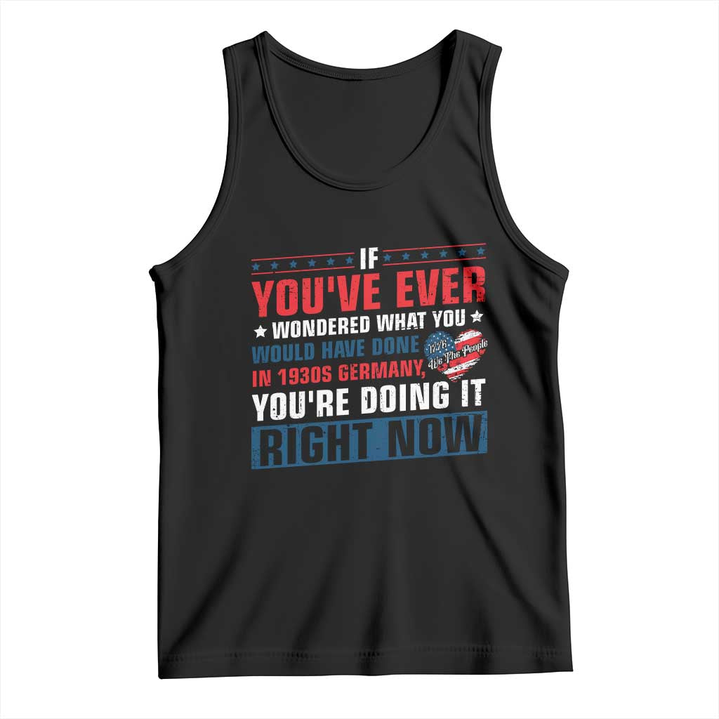 Anti Fascist Tank Top Political Activism Human Rights TS10 Black Print Your Wear