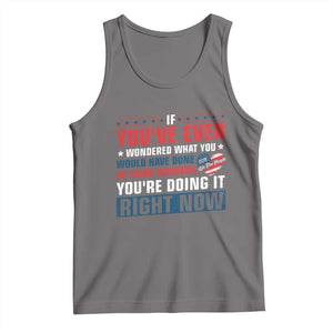 Anti Fascist Tank Top Political Activism Human Rights TS10 Deep Heather Print Your Wear