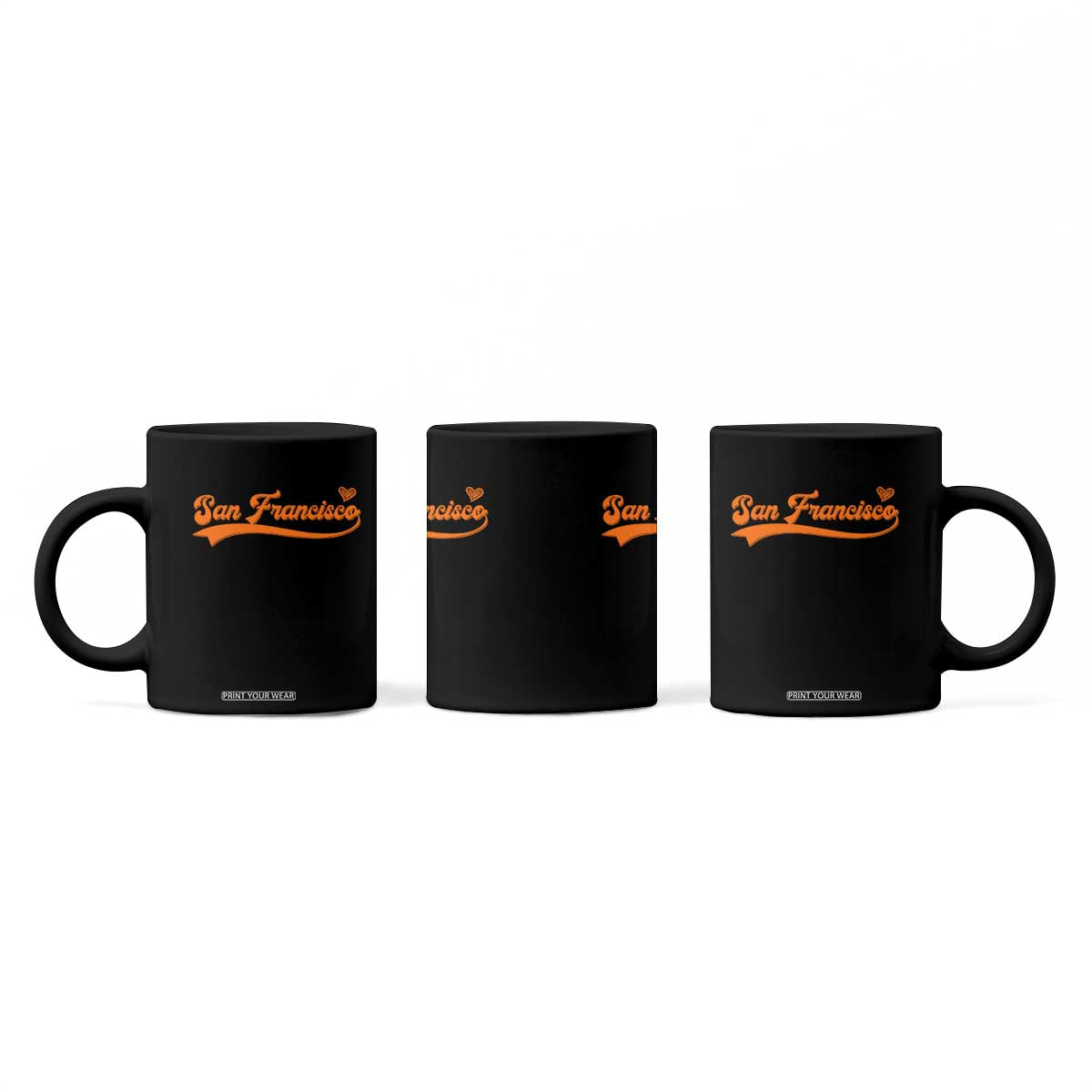 San Francisco Coffee Mug SF Varsity California Script Vintage Sports Jersey Style TS10 Print Your Wear