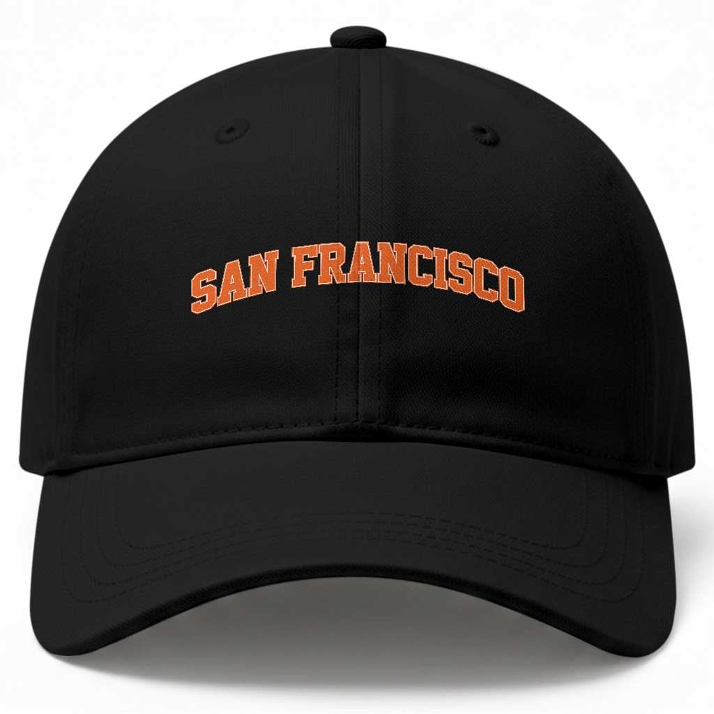 San Francisco Baseball Cap California SF Varsity Vintage Sports Jersey Style TS10 Print Your Wear