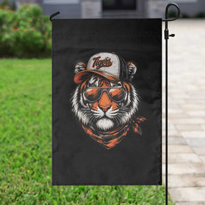 Tiger Mascot Garden Flag Vintage Sports Name TS10 Print Your Wear