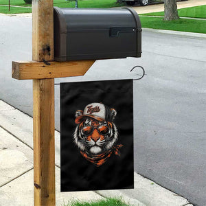 Tiger Mascot Garden Flag Vintage Sports Name TS10 Print Your Wear