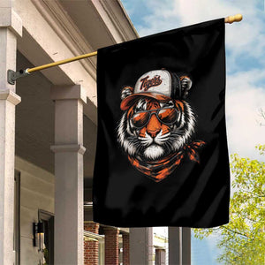 Tiger Mascot Garden Flag Vintage Sports Name TS10 Print Your Wear