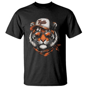 Tiger Mascot T Shirt Vintage Sports Name TS10 Black Print Your Wear