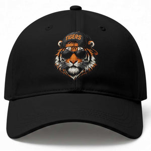 Tiger Mascot Baseball Cap Vintage Sports Name Baseball Cap Sunglasses TS10 Print Your Wear