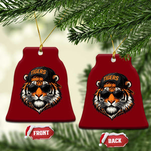 Tiger Mascot Ceramic Ornament Vintage Sports Name Baseball Cap Sunglasses TS10 Print Your Wear