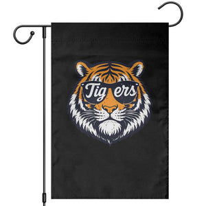 Tiger Face Garden Flag Vintage Sports Name TS10 Black Print Your Wear