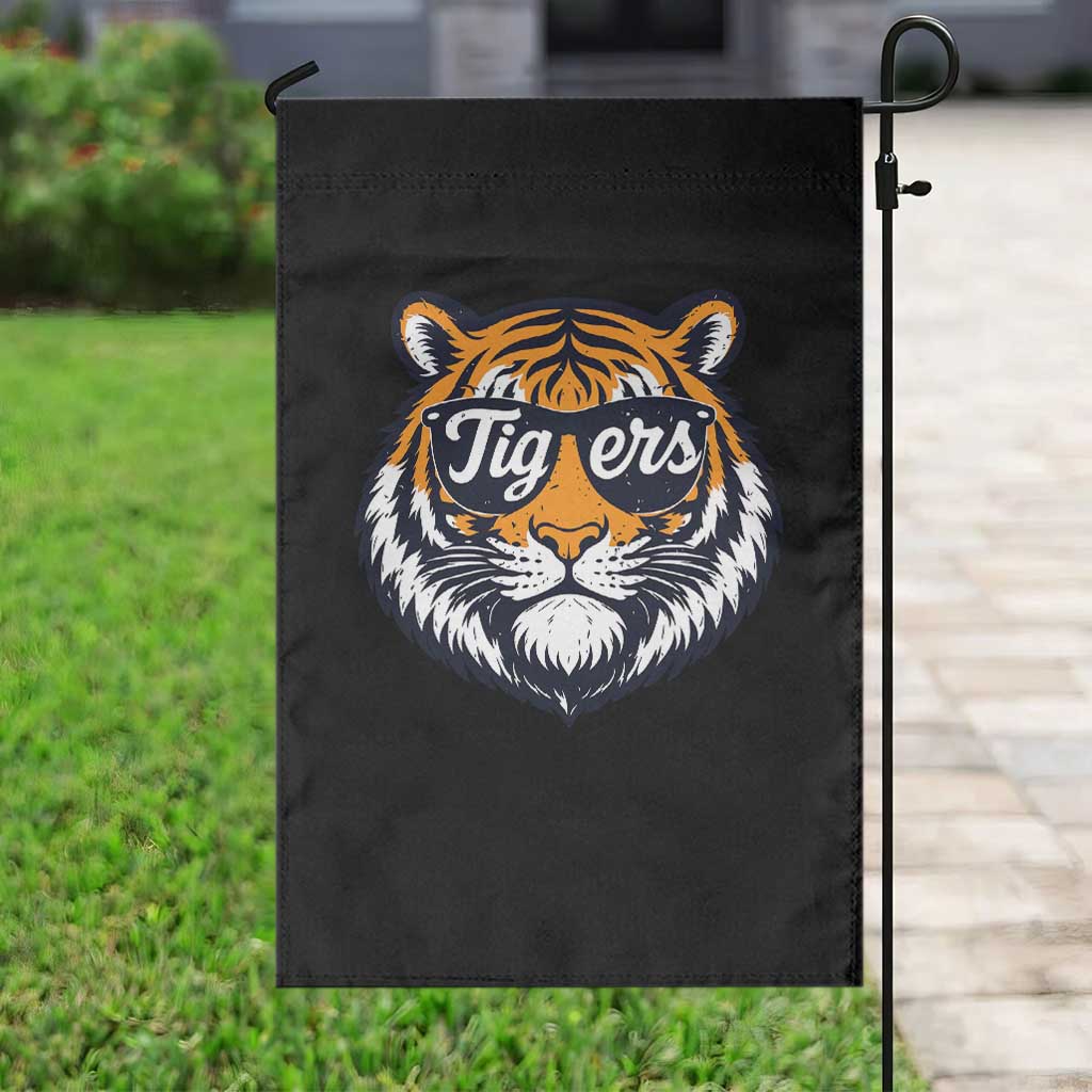 Tiger Face Garden Flag Vintage Sports Name TS10 Print Your Wear