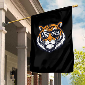 Tiger Face Garden Flag Vintage Sports Name TS10 Print Your Wear