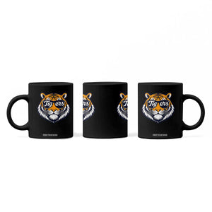 Tiger Face Coffee Mug Vintage Sports Name TS10 Print Your Wear
