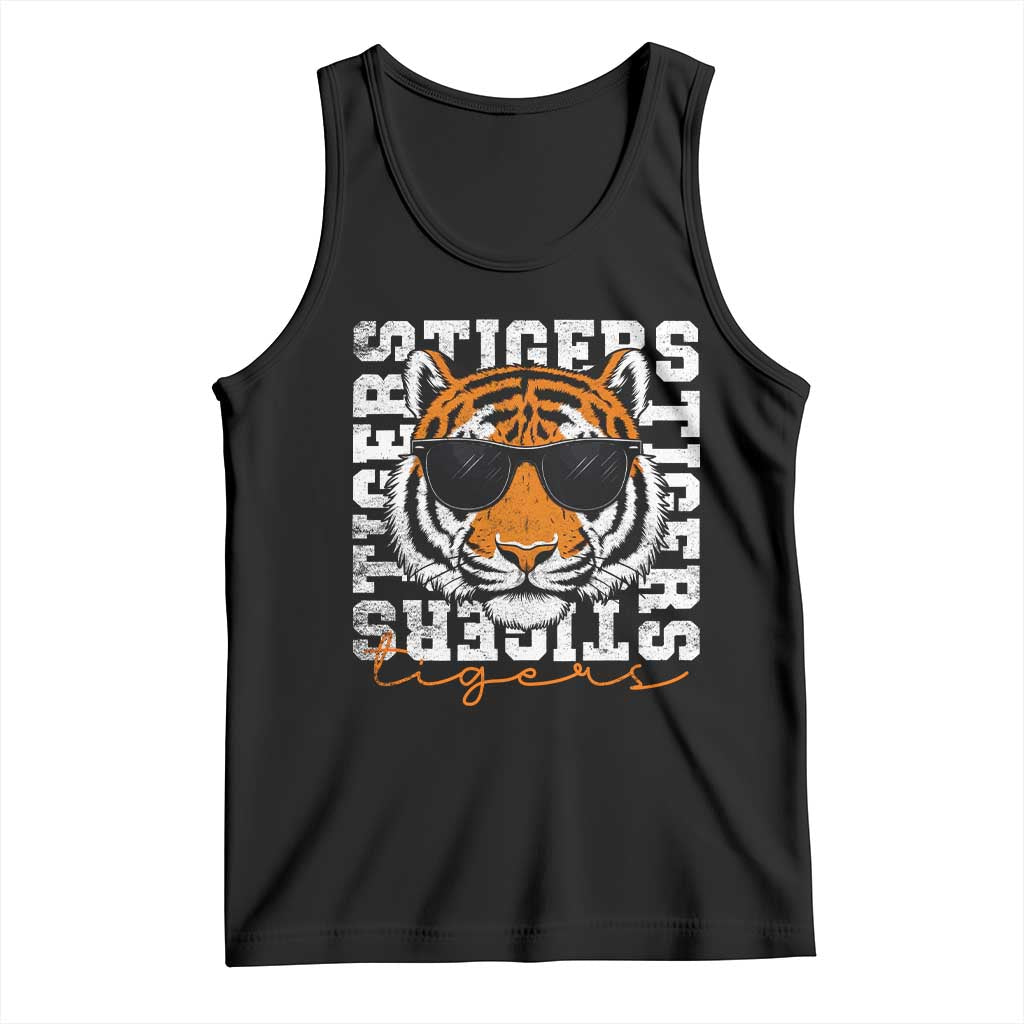 Vintage Tigers Tank Top Vintage Sports Inspirational Athletic Name TS10 Black Print Your Wear