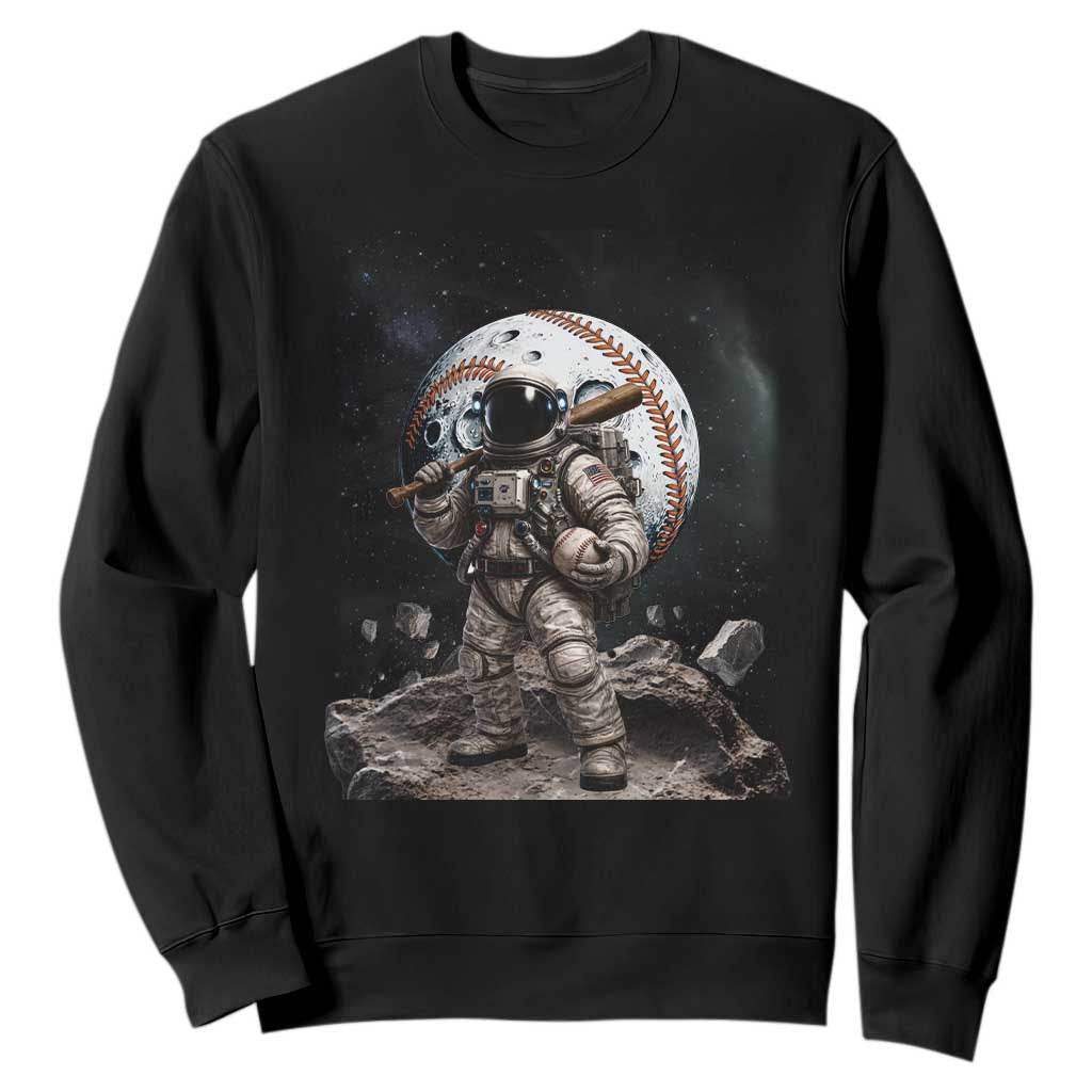 Astronaut Baseball Player Sweatshirt Distressed Houston Clutch City Sports Fans TS10 Black Print Your Wear