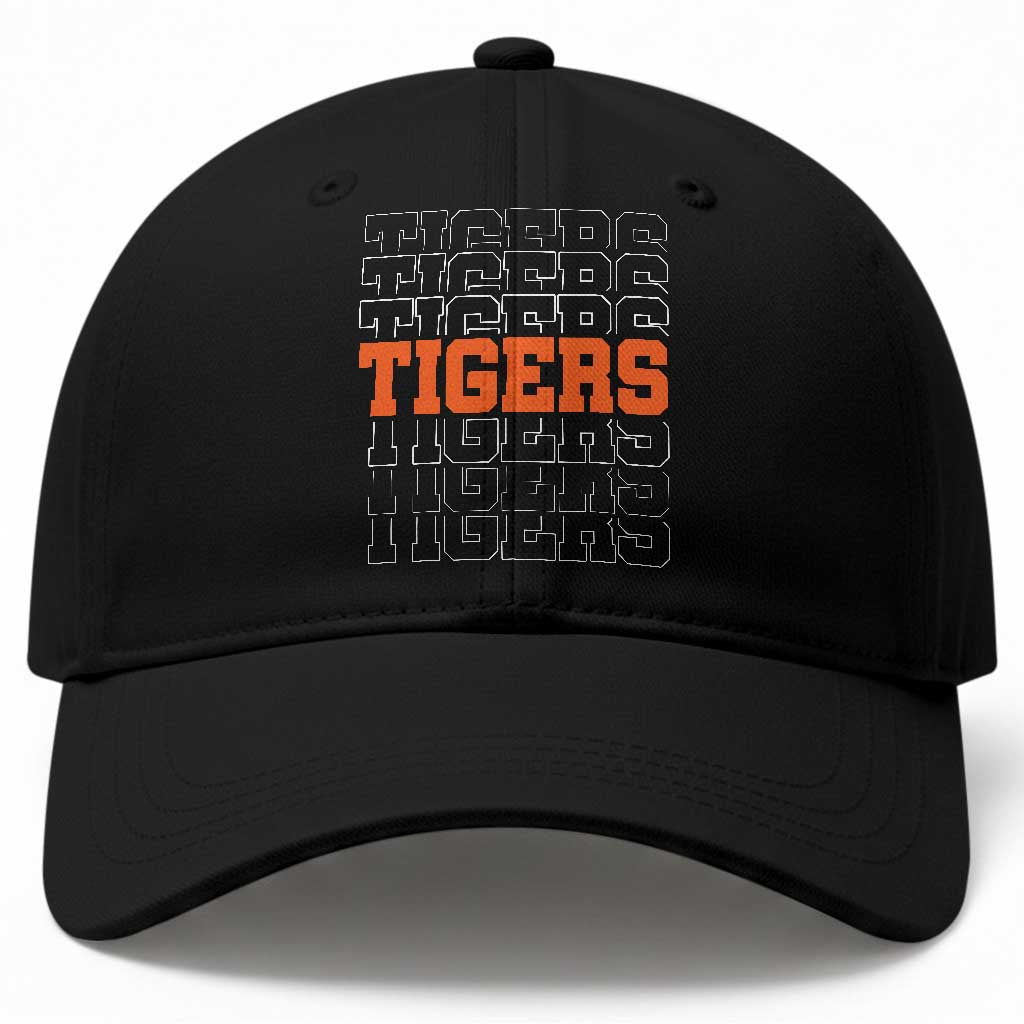 Vintage Tiger Baseball Cap Last Name Vintage Sports Jersey Style TS10 Print Your Wear