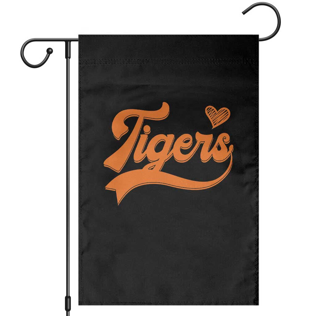Vintage Tiger Garden Flag Varsity Name Script Vintage Sports Jersey Style TS10 Black Print Your Wear