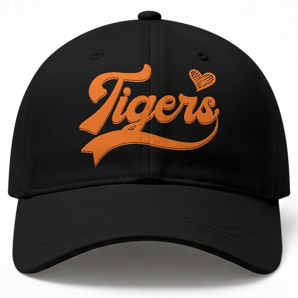 Vintage Tiger Baseball Cap Varsity Name Script Vintage Sports Jersey Style TS10 Print Your Wear